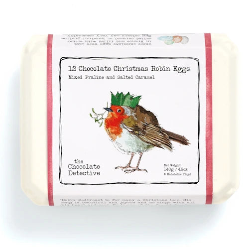 Christmas Robin Chocolate Eggs