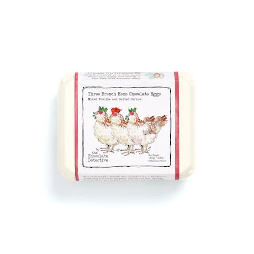 Three French Hens Chocolate Eggs