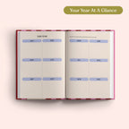 2027 Diary - Pink & Red Stripe - Simply Rye