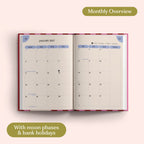 2027 Diary - Pink & Red Stripe - Simply Rye