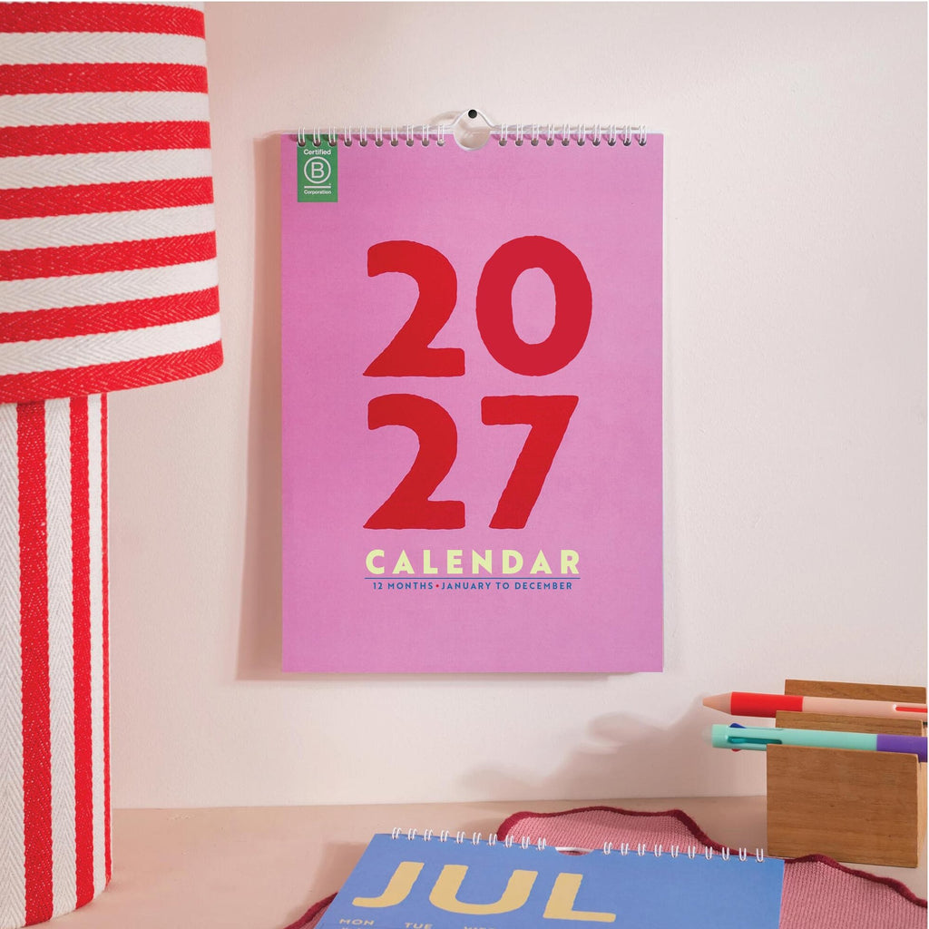 2027 Calendar - Colourburst A4