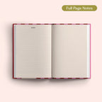 2027 Diary - Pink & Red Stripe