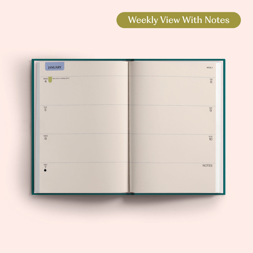 2027 Diary - Teal