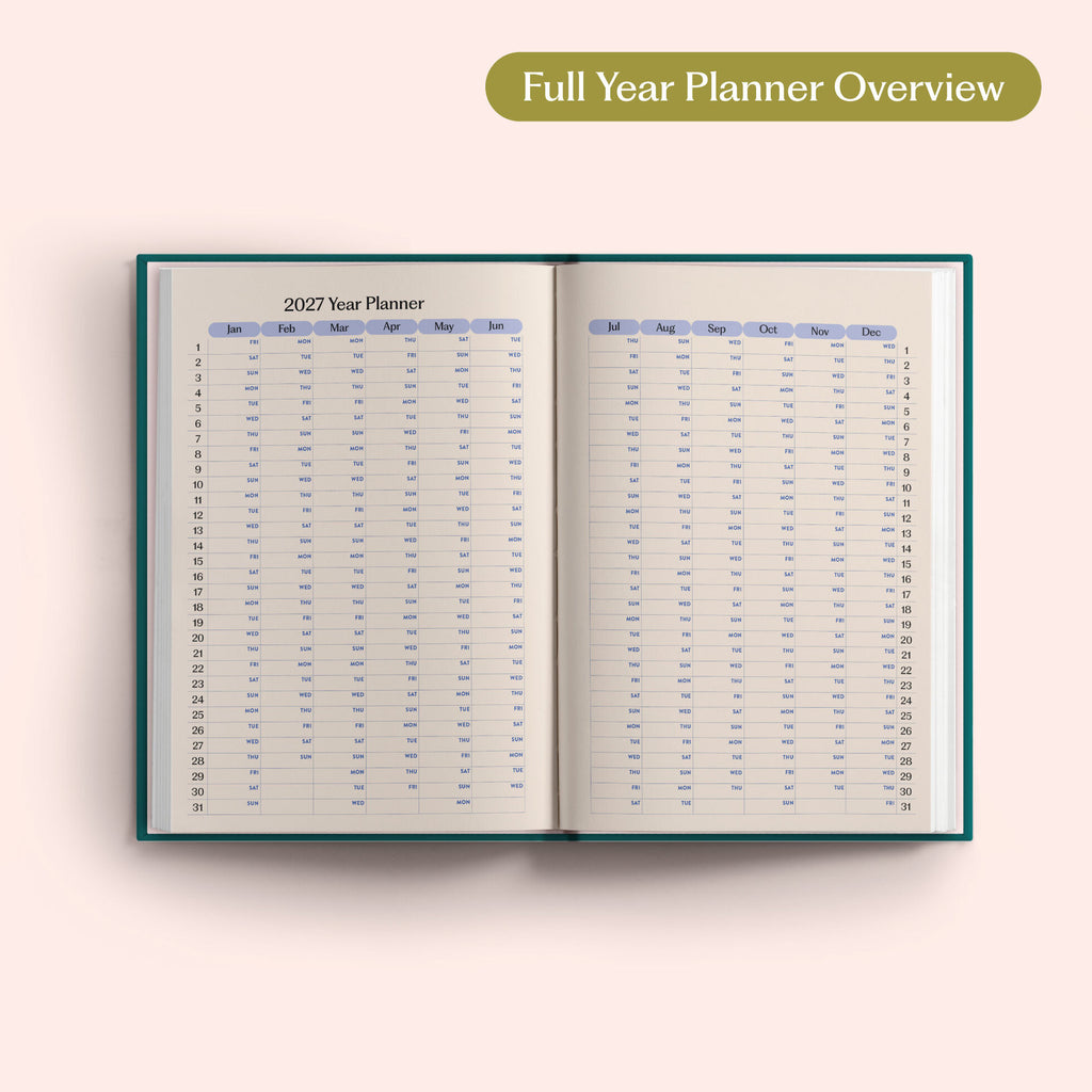 2027 Diary - Teal
