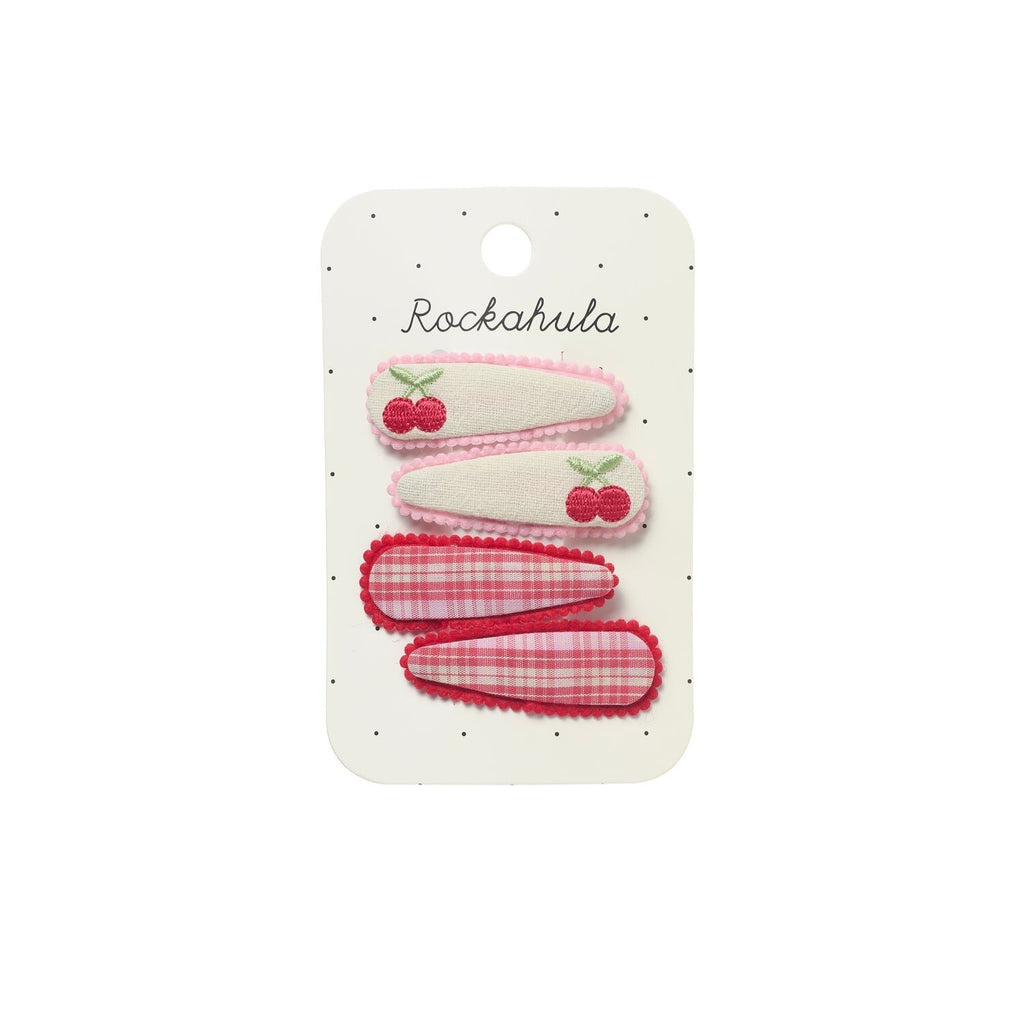 Rockahula Cherry Dreams Fabric Clip Set
