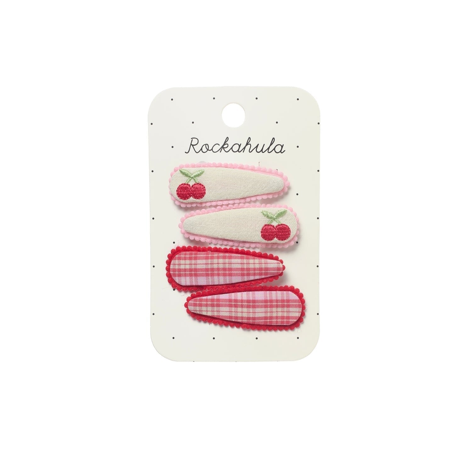 Rockahula Cherry Dreams Fabric Clip Set