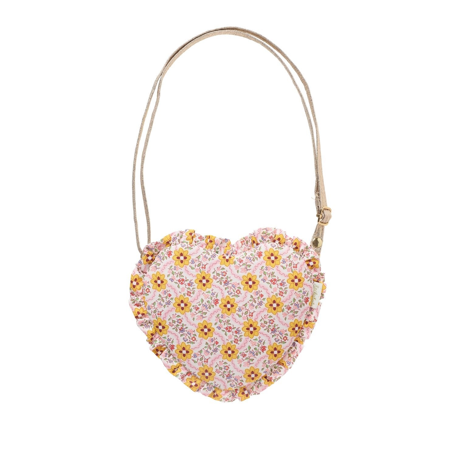 Rockahula Cottage Floral Ruffle Heart Bag