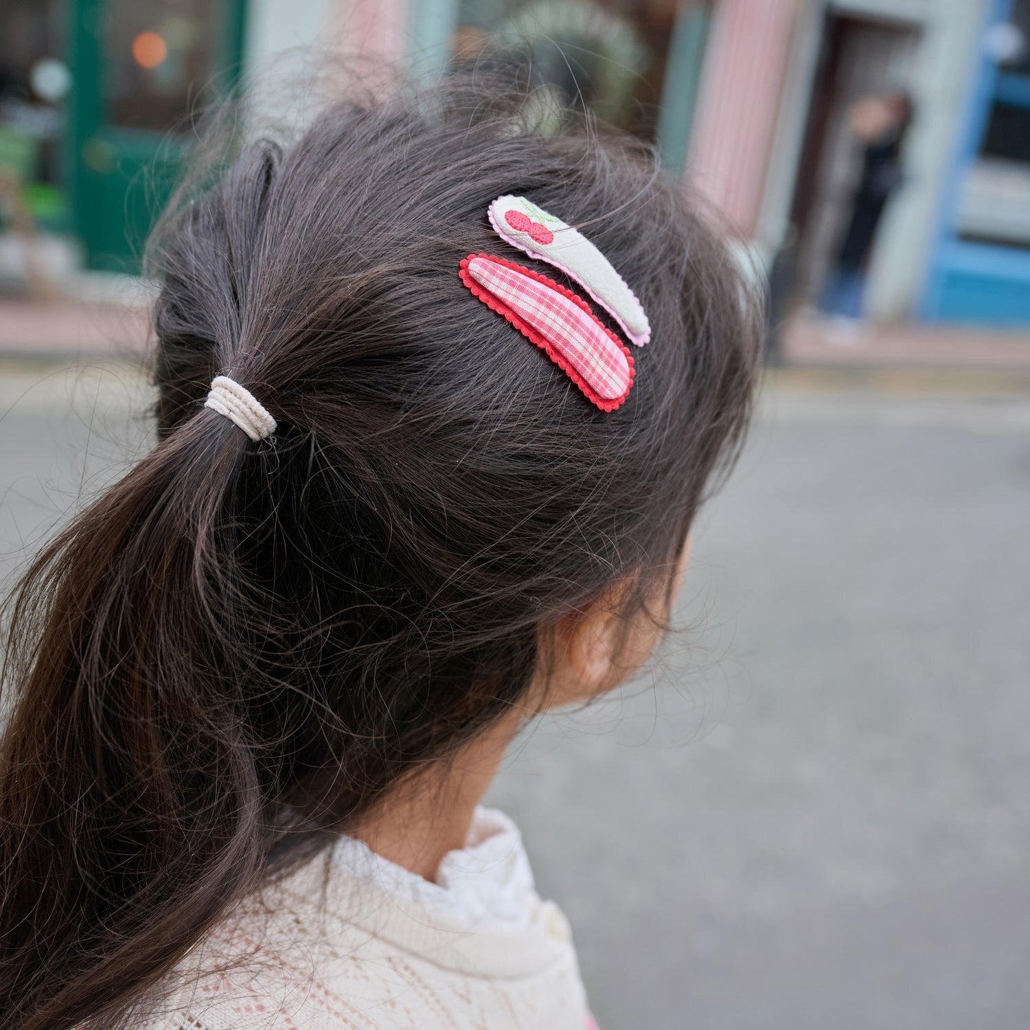 Rockahula Cherry Dreams Fabric Clip Set
