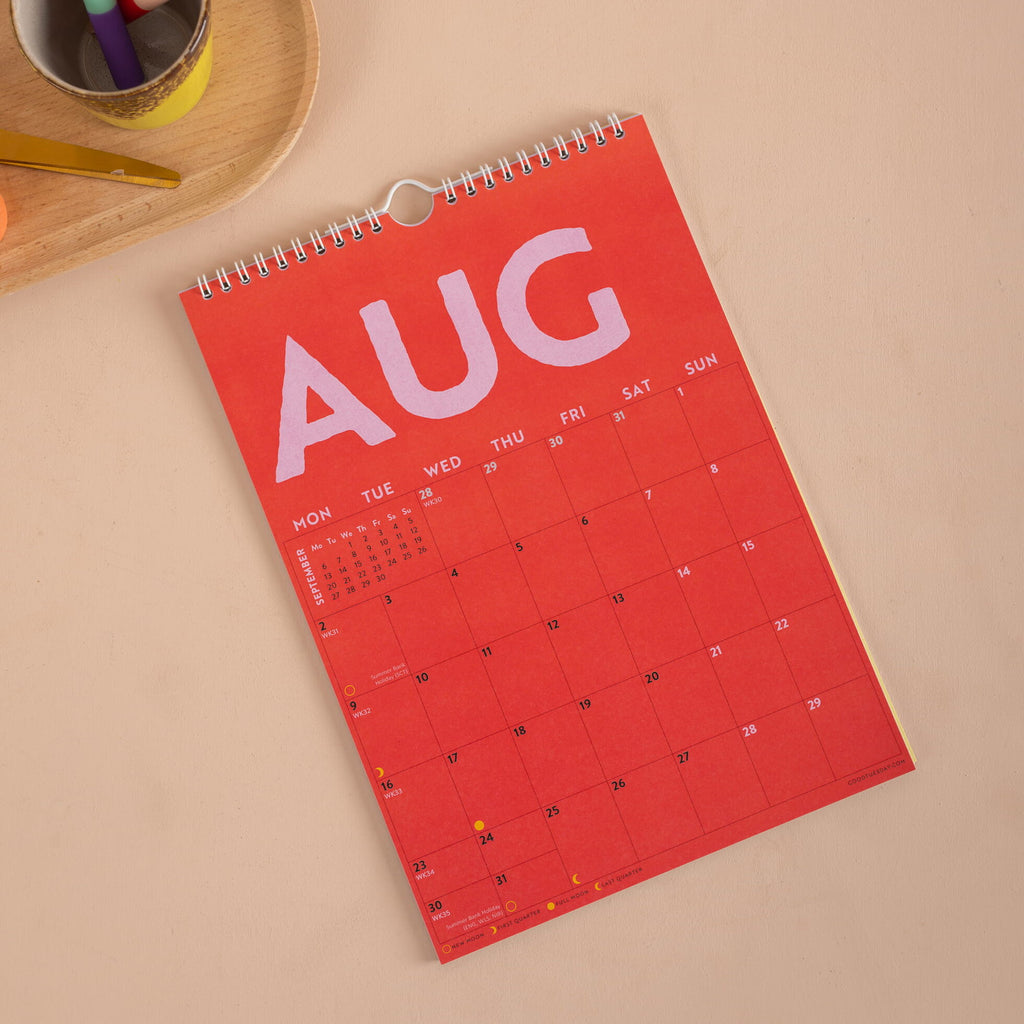 2027 Calendar - Colourburst A4