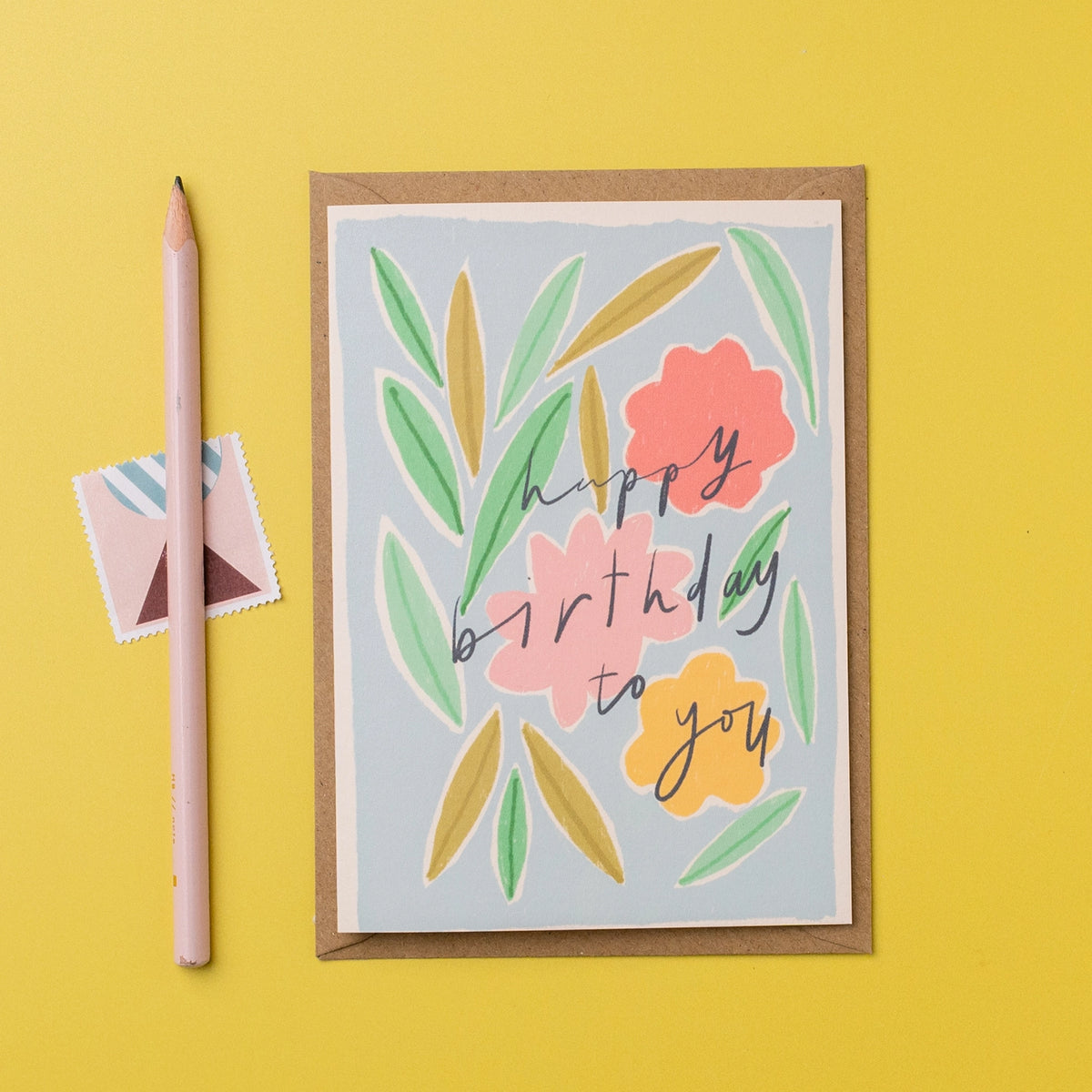 'Happy Birthday To You' Flowers Card