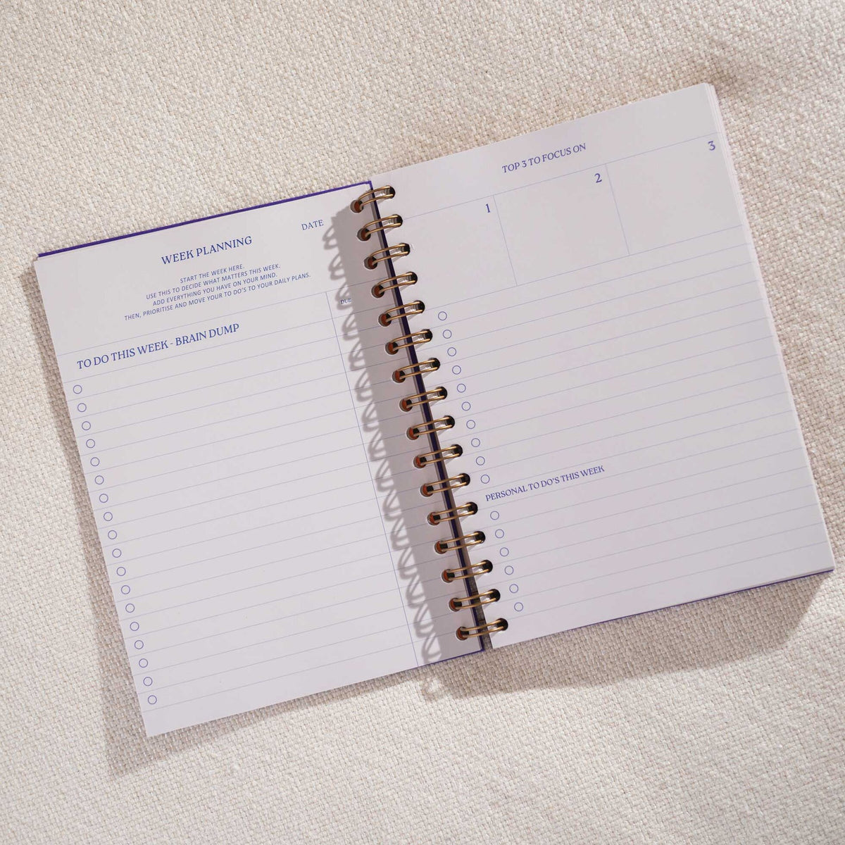 Productivity Planner - Green