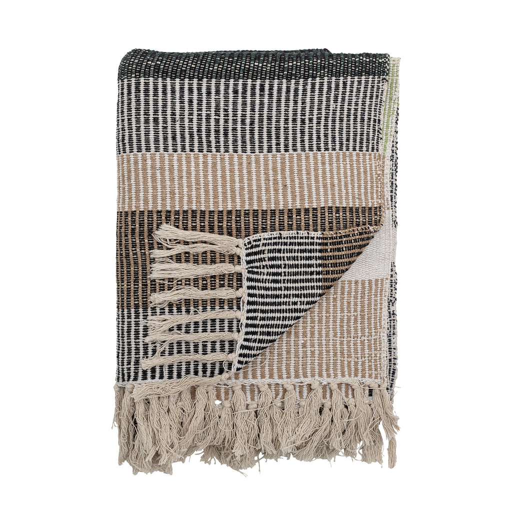 Isnel Throw - Dark Brown/Beige