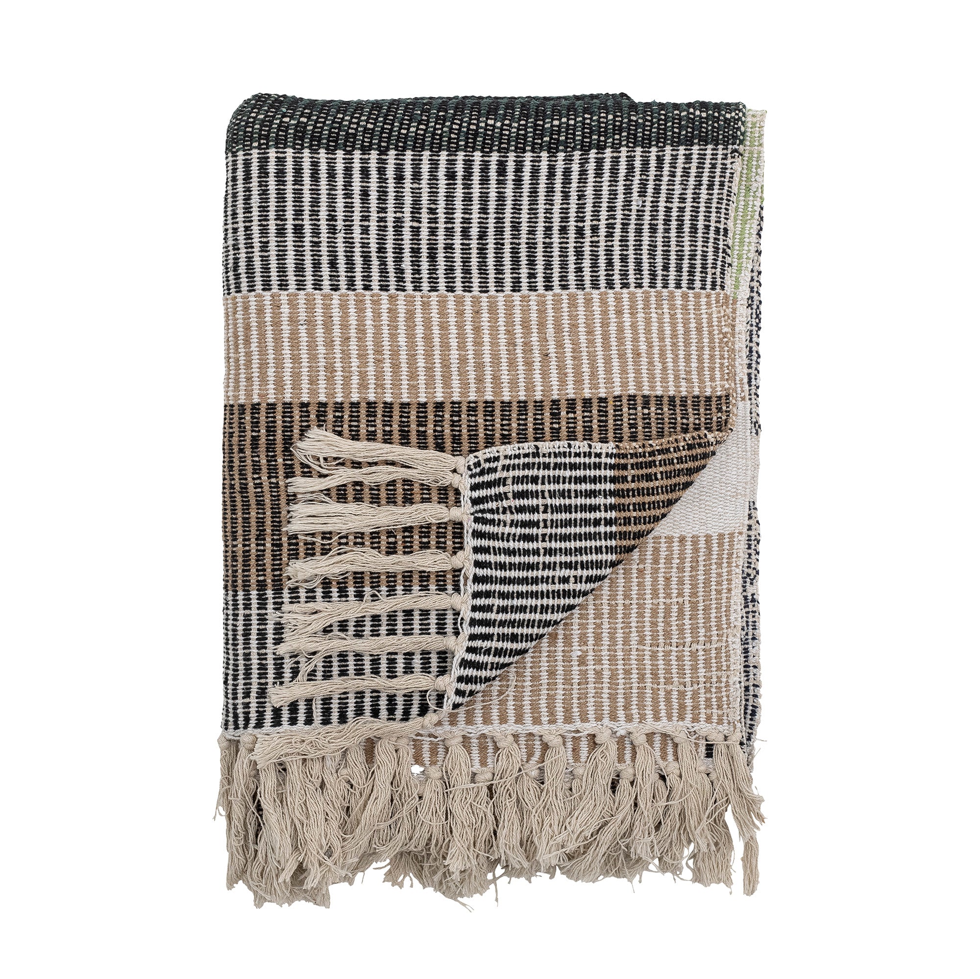 Isnel Throw - Dark Brown/Beige