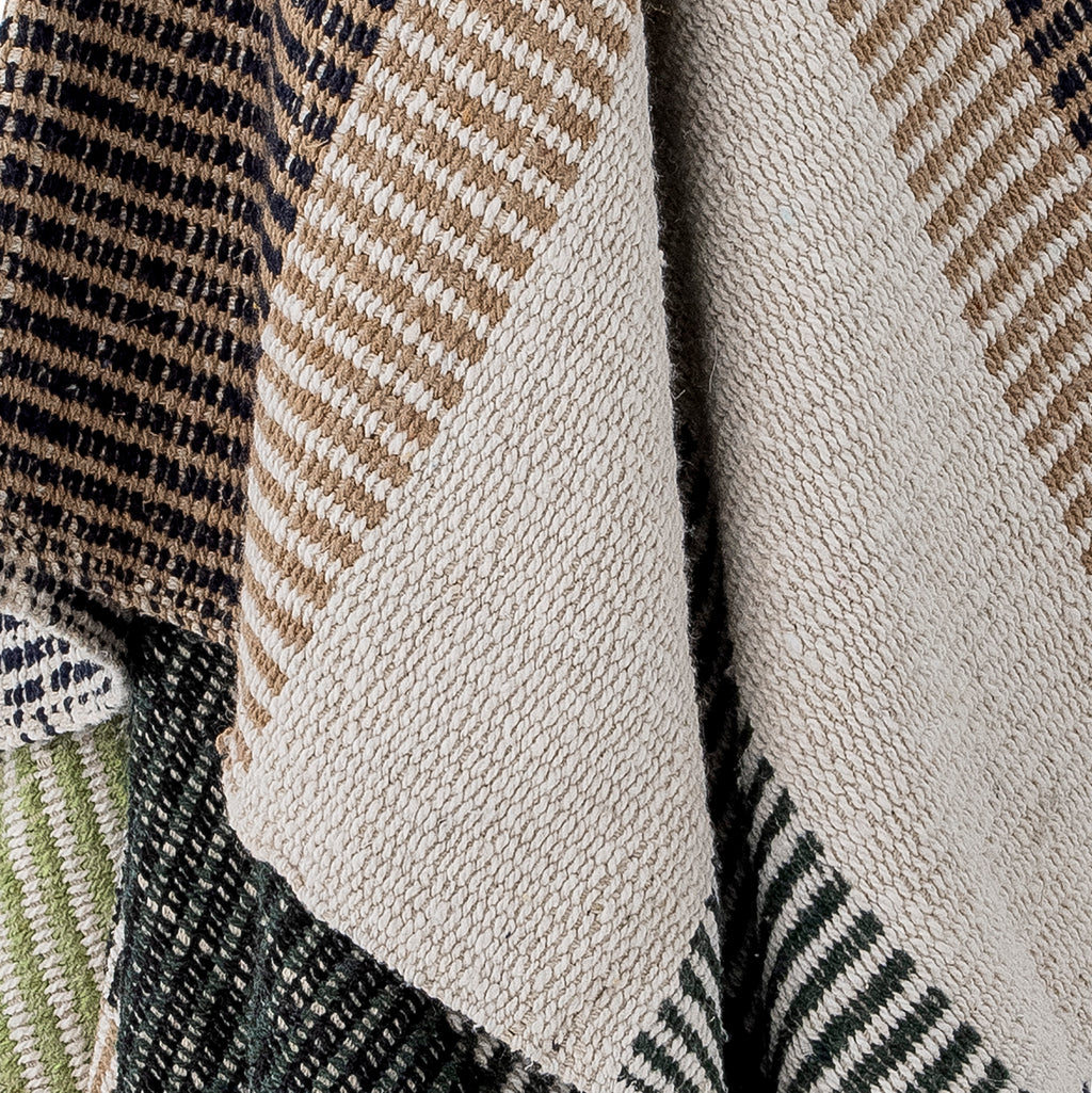 Isnel Throw - Dark Brown/Beige