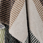Isnel Throw - Dark Brown/Beige