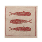 Coastal Napkin - Green Lobster/Red Fish