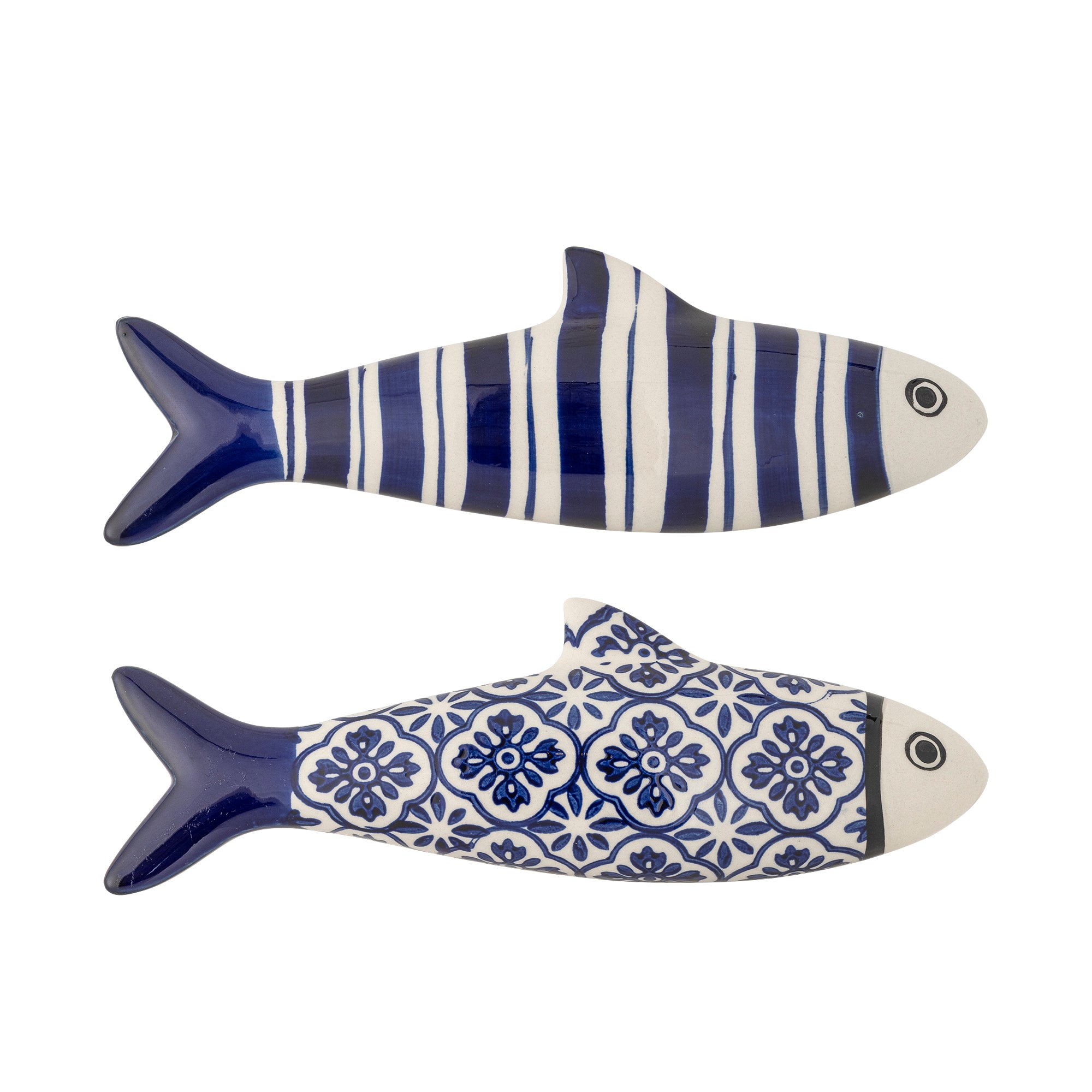 Dunne Blue Fish Wall Decor