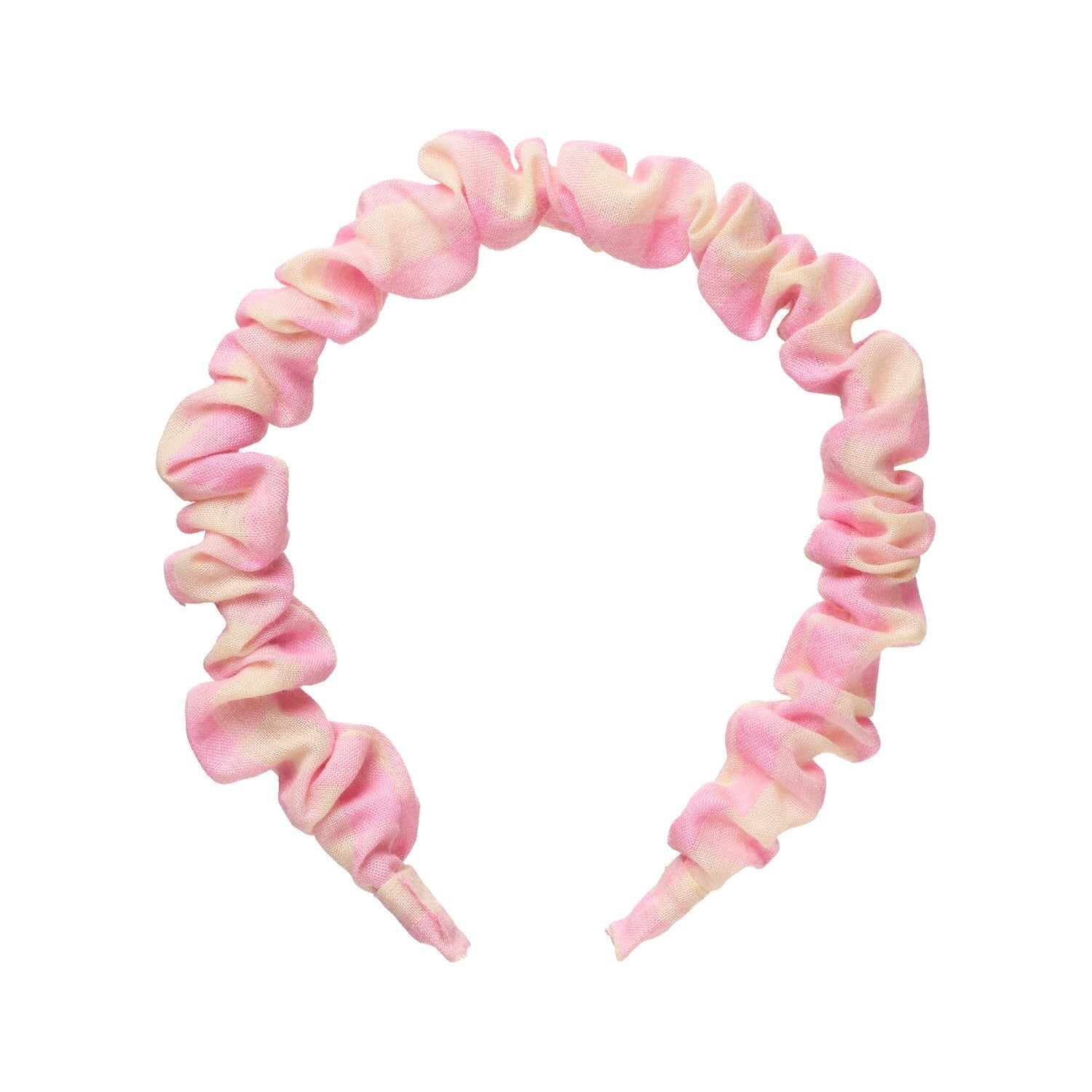 Rockahula Pink Gingham Ruffle Headband