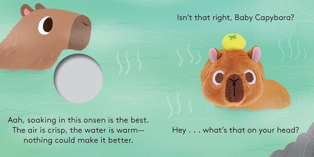 Baby Capybara Finger Puppet Book