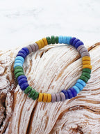 Multi Bead Bracelet - Blue/Green