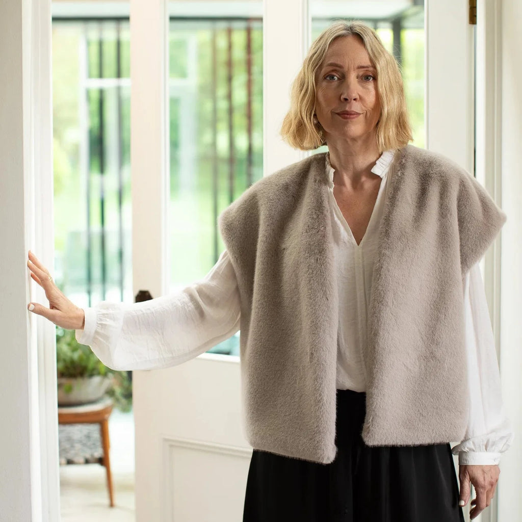 Chalk Claire Gilet - Glacier