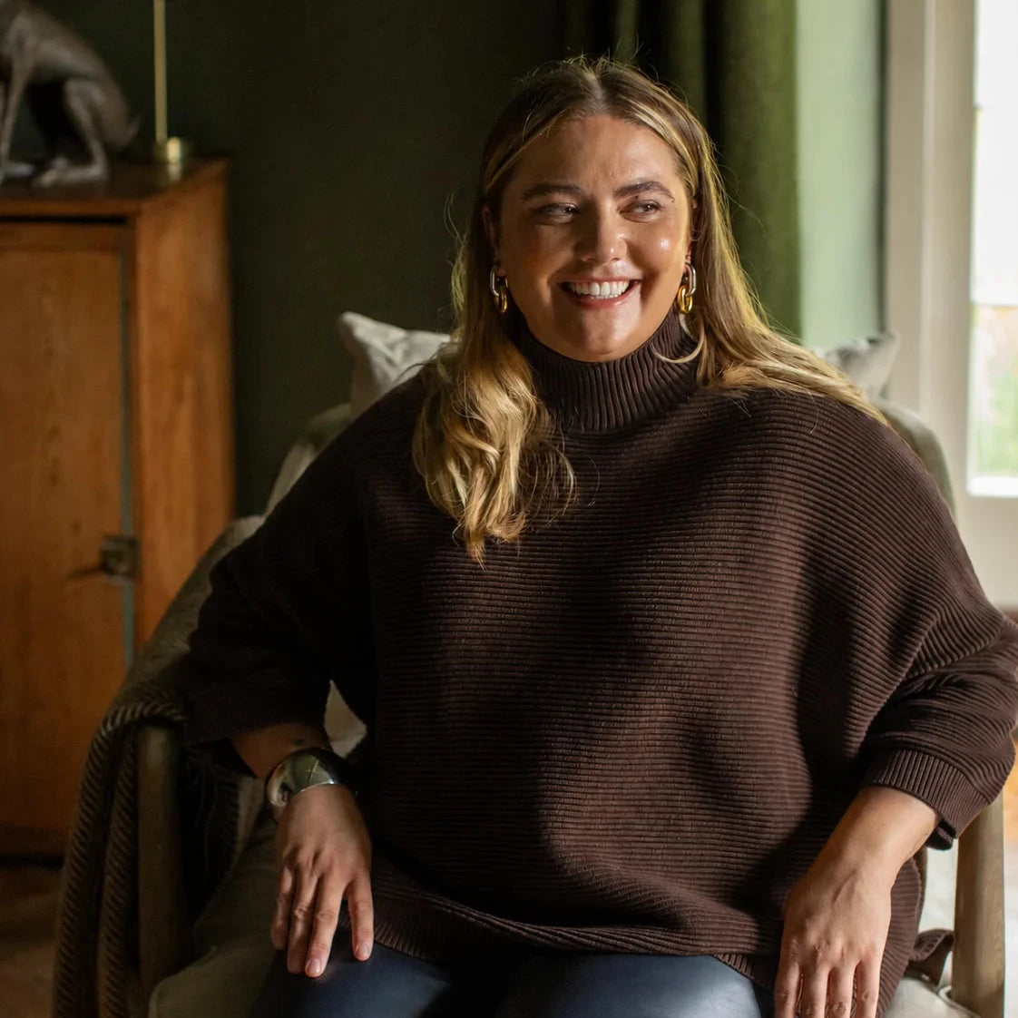Chalk Vicki Jumper - Chocolate