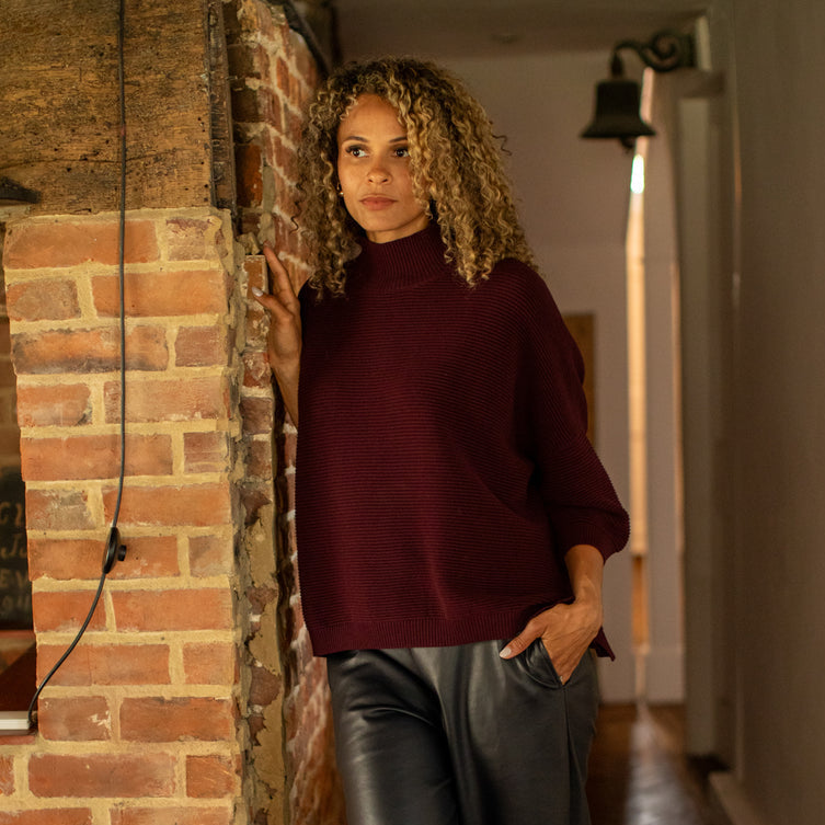 Chalk Vicki Jumper - Merlot
