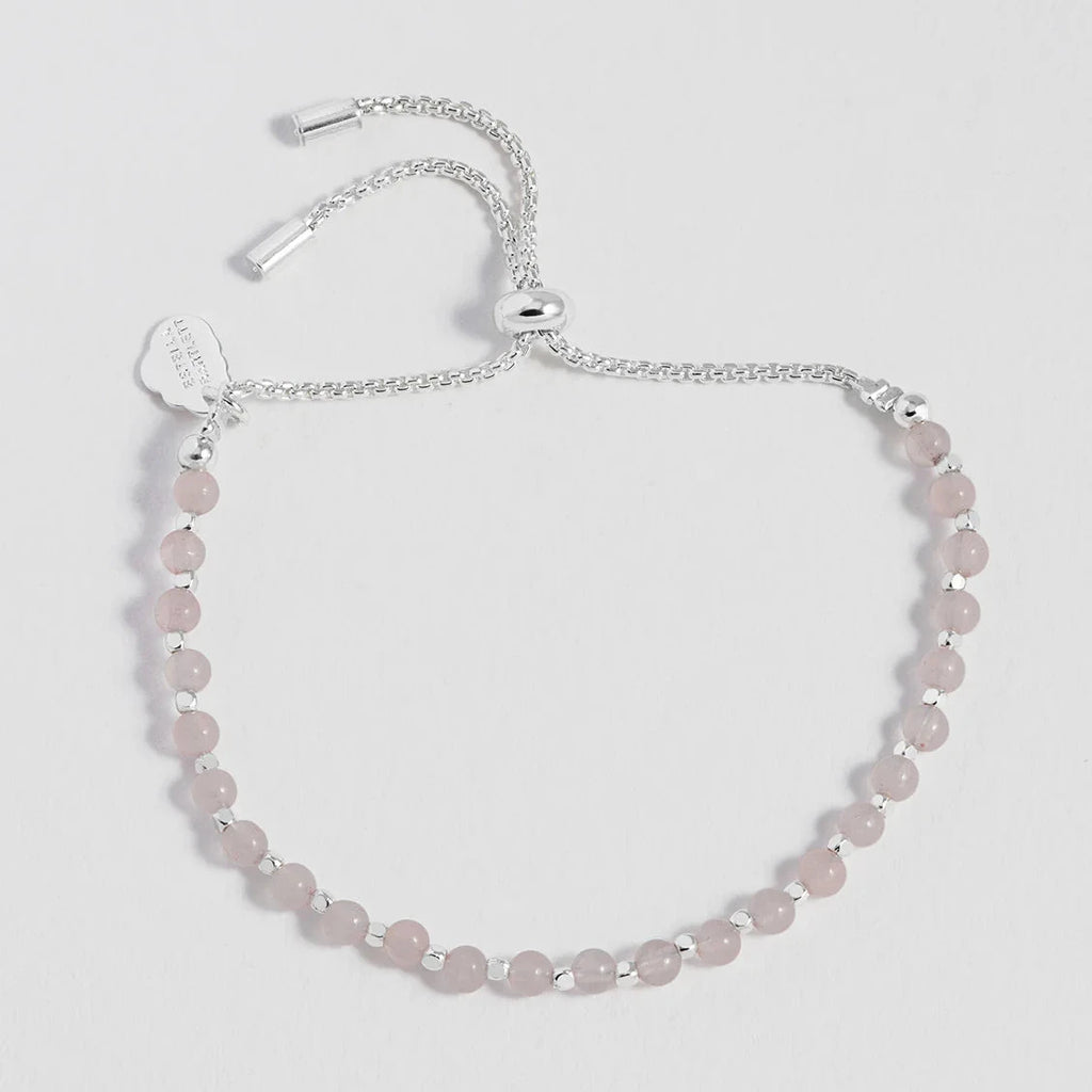 Estella Bartlett Amelia Gemstone Bracelet - Rose Quartz