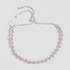 Estella Bartlett Amelia Gemstone Bracelet - Rose Quartz