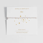 Estella Bartlett Amelia Gemstone Bracelet - Rose Quartz
