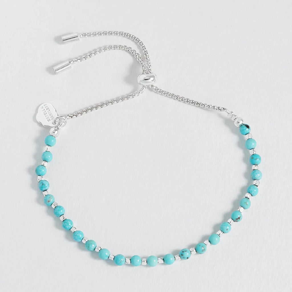 Estella Bartlett Amelia Gemstone Bracelet - Turquoise Howlite