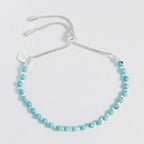 Estella Bartlett Amelia Gemstone Bracelet - Turquoise Howlite
