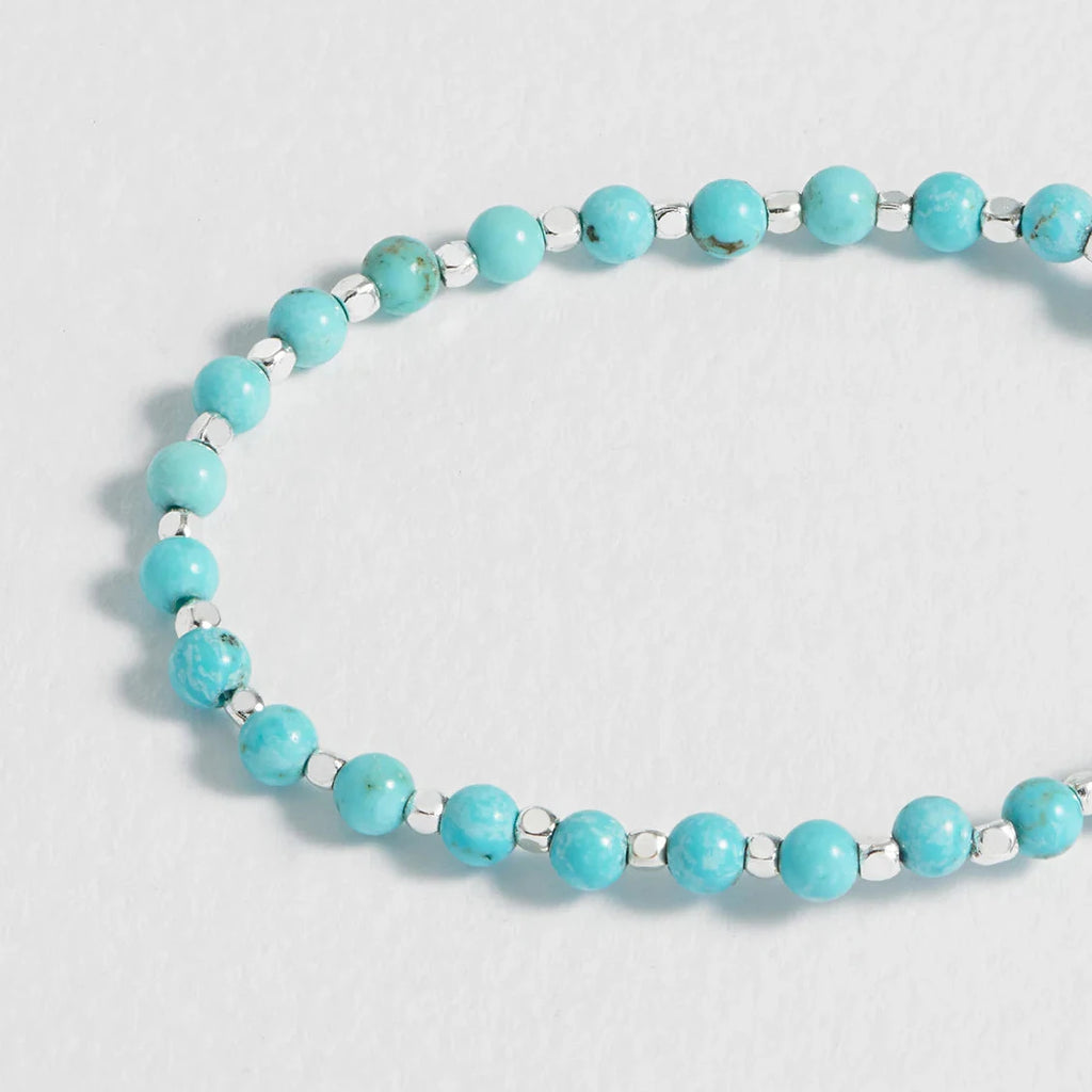Estella Bartlett Amelia Gemstone Bracelet - Turquoise Howlite