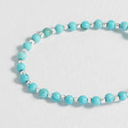 Estella Bartlett Amelia Gemstone Bracelet - Turquoise Howlite