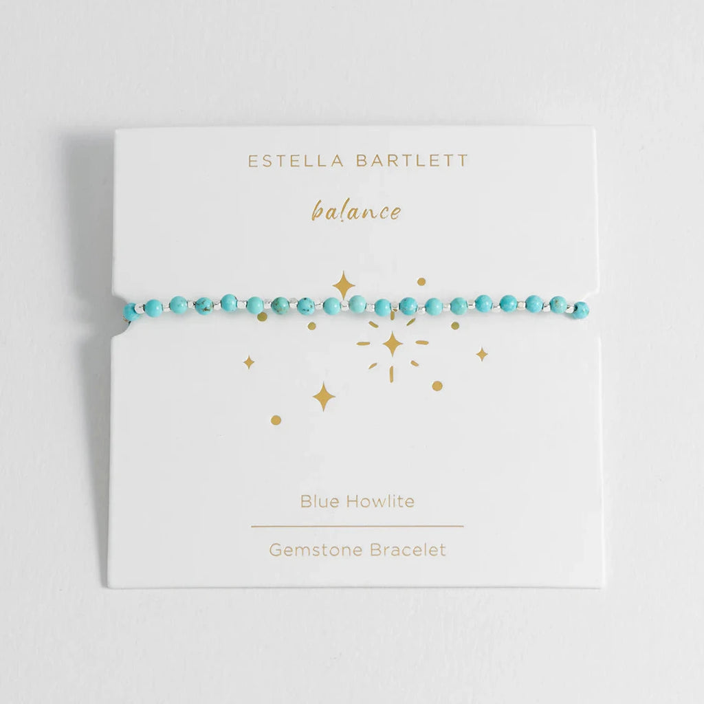 Estella Bartlett Amelia Gemstone Bracelet - Turquoise Howlite