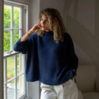 Chalk Vicki Jumper - Fluffy Navy