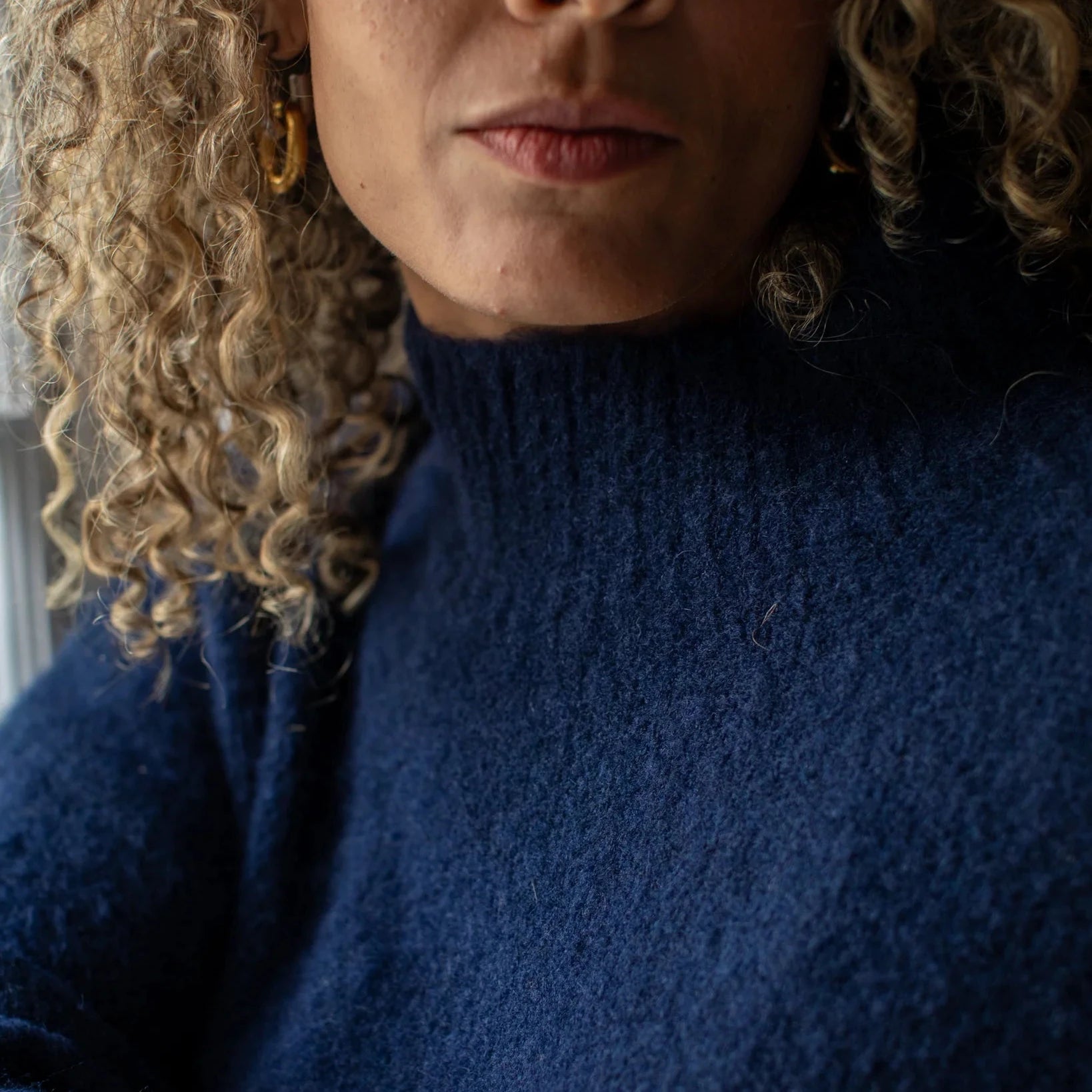 Chalk Vicki Jumper - Fluffy Navy