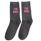 Miss Sparrow Glitter Socks - The Boss