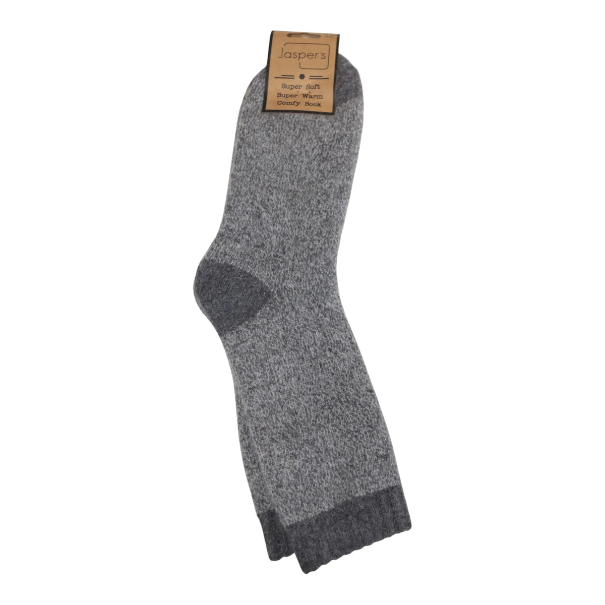 Jaspers Cosy Socks - Grey Marl