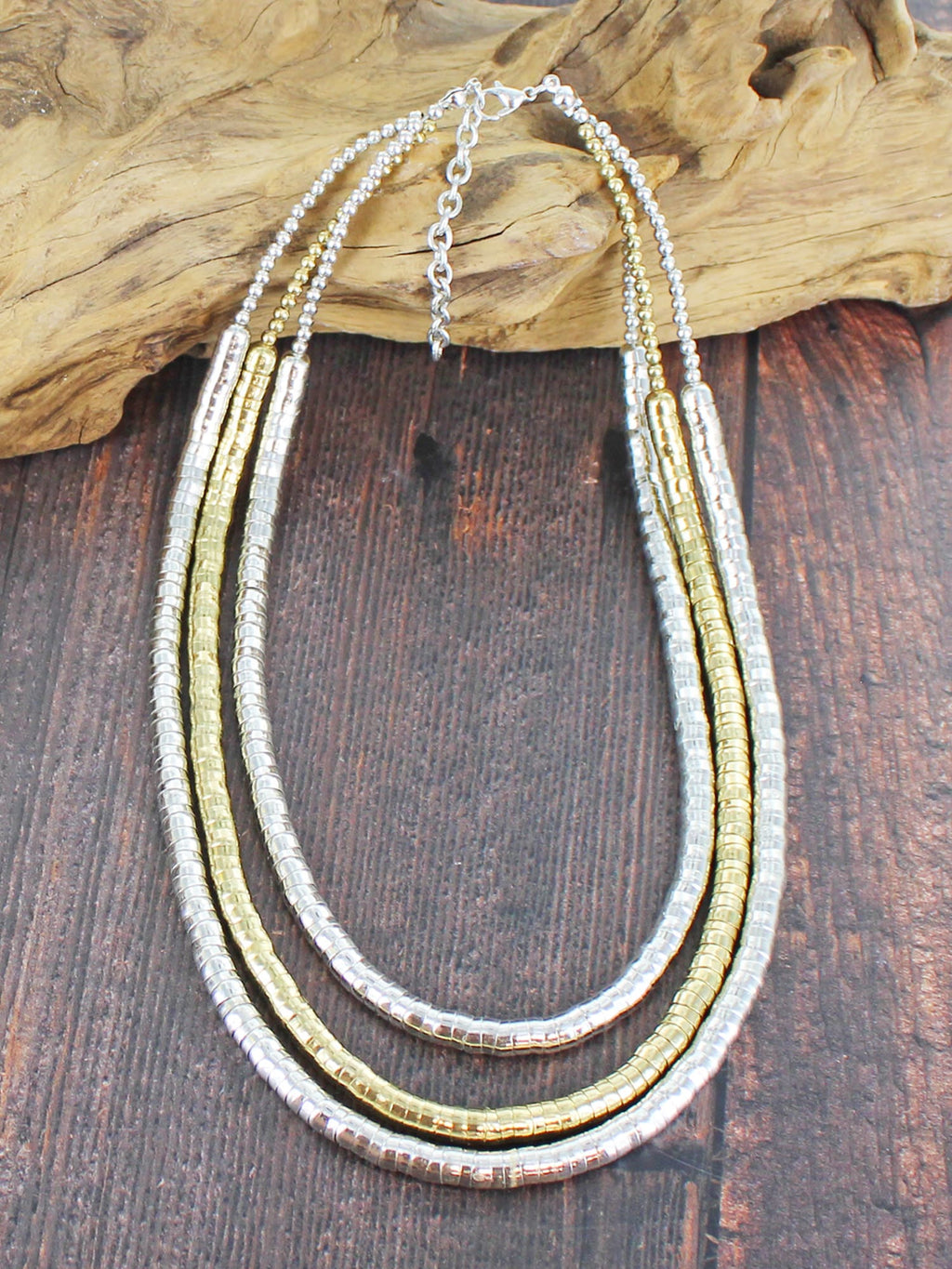 Three Strand Snake Necklace