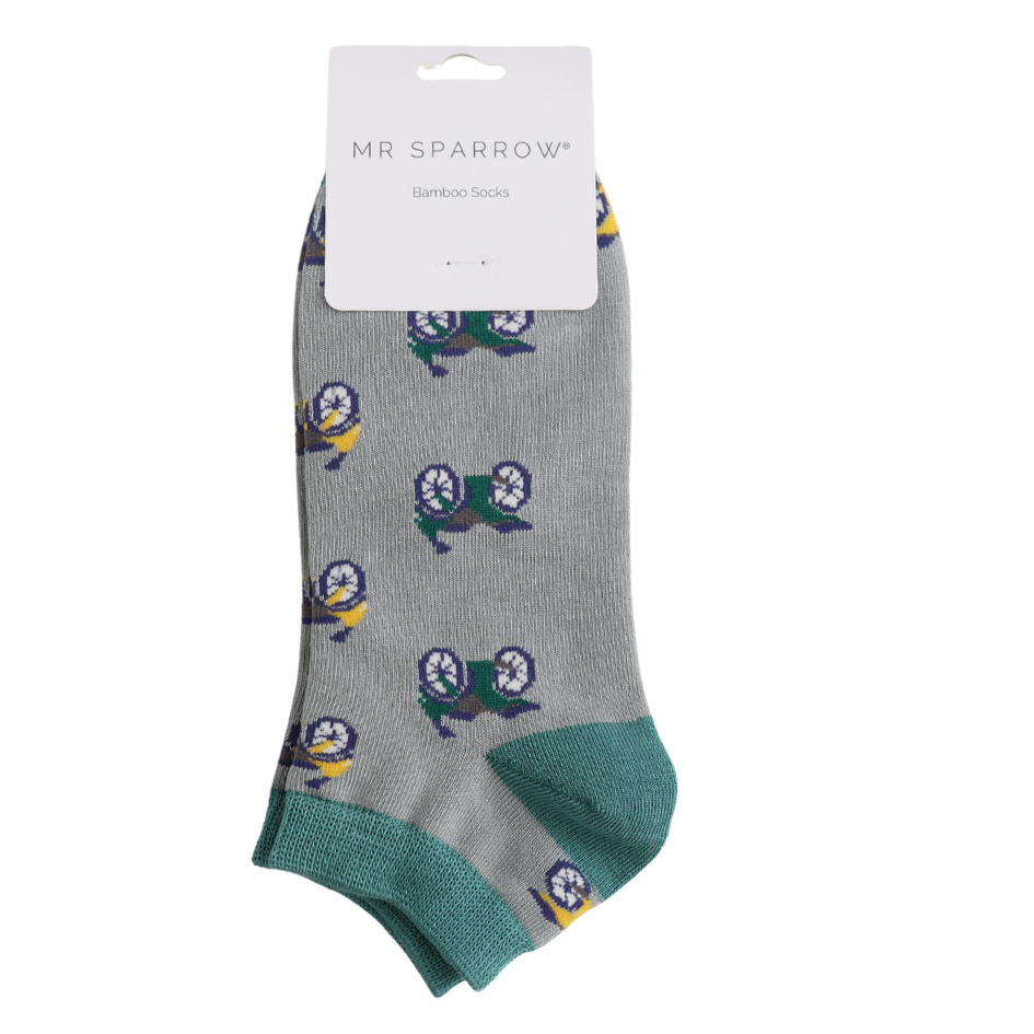 Mr Sparrow Motorbikes Trainer Socks