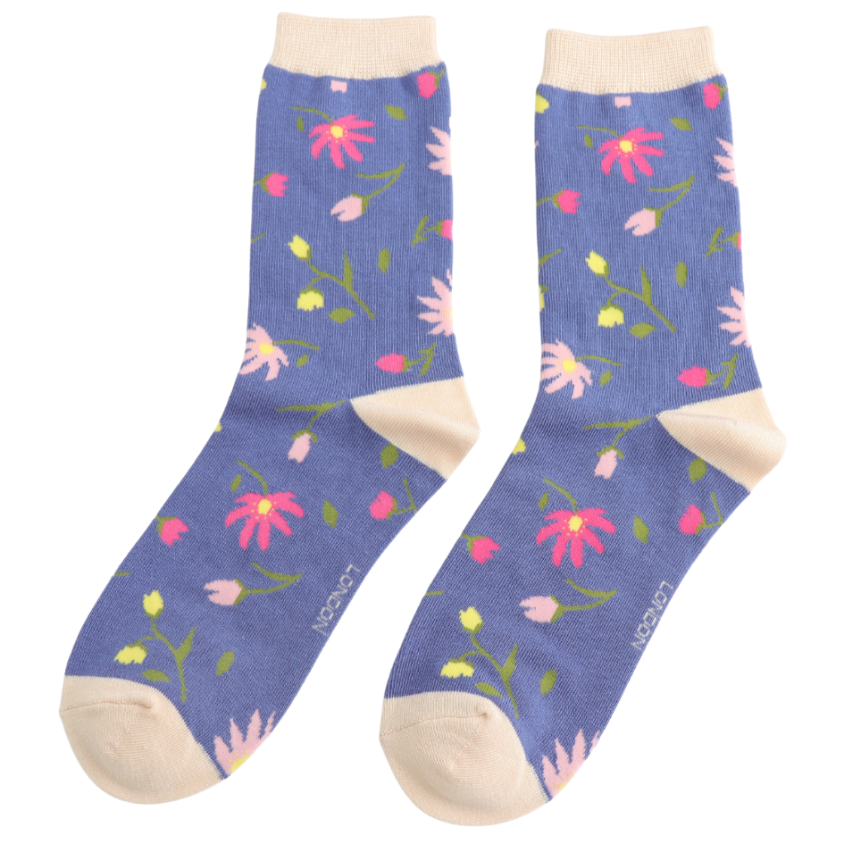 Miss Sparrow Pretty Flowers Socks