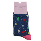 Miss Sparrow Multi Stars Socks