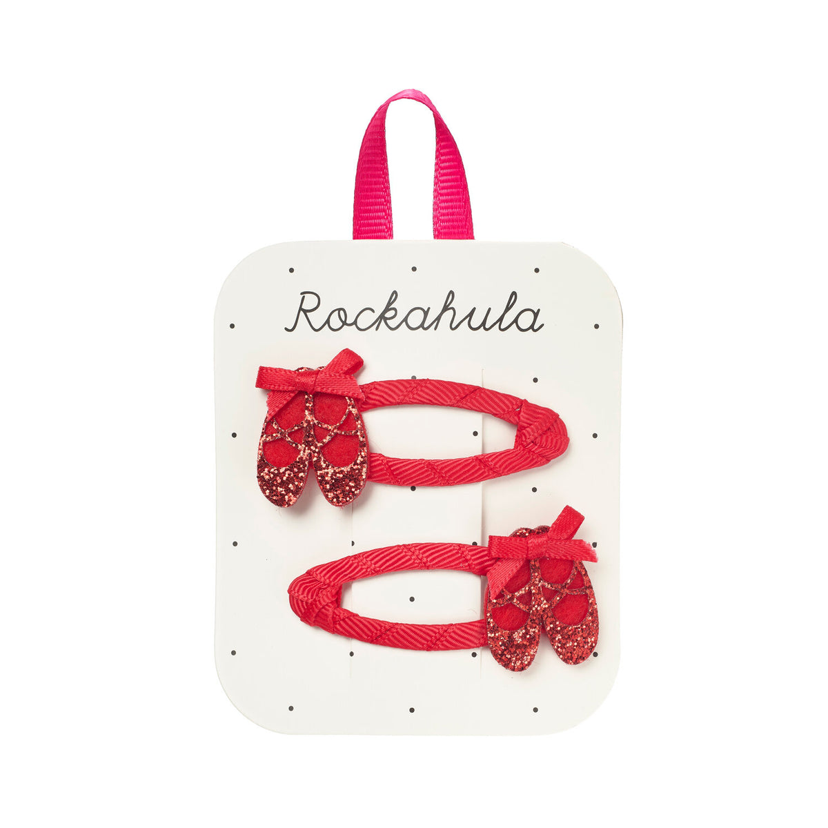 Rockahula Red Ballet Shoes Clips