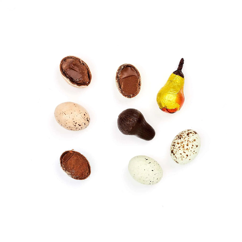 Tipsy Partridge in a Pear Tree Chocolate Eggs