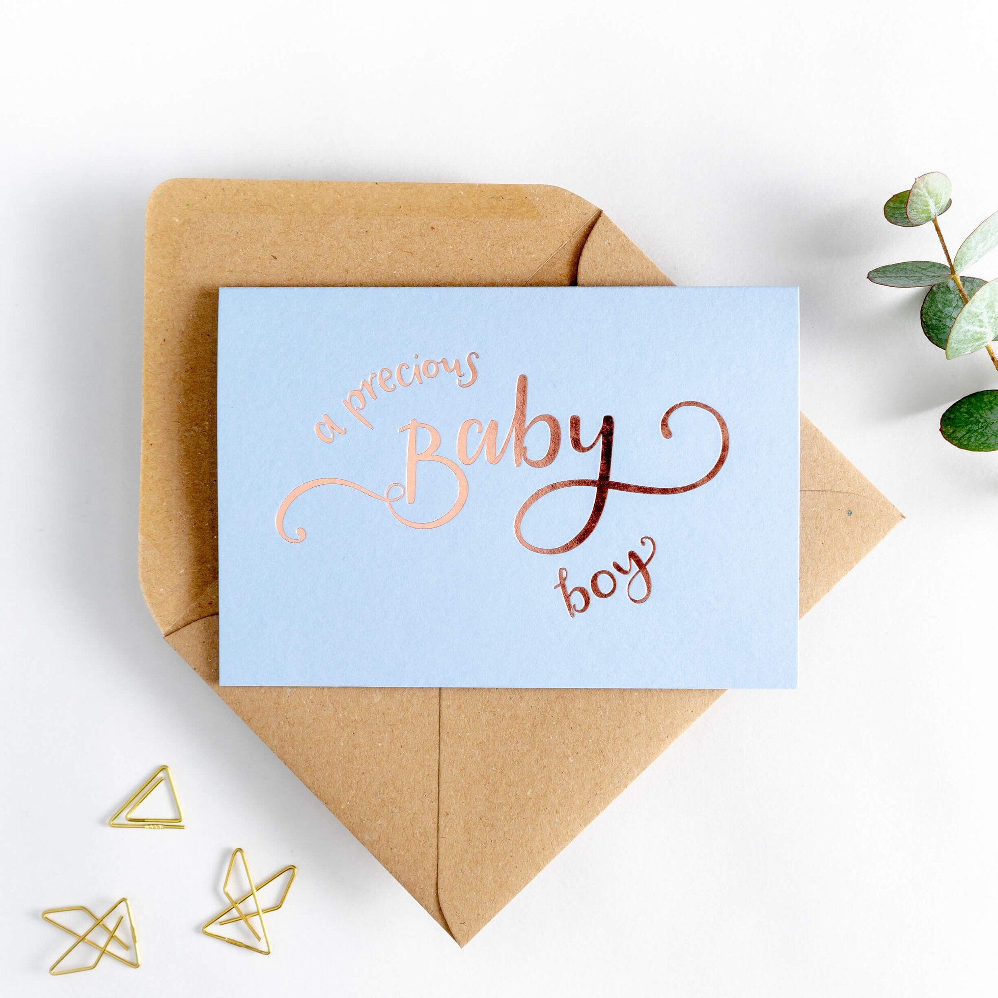 ‘A Precious Baby Boy’ Card - Simply Rye