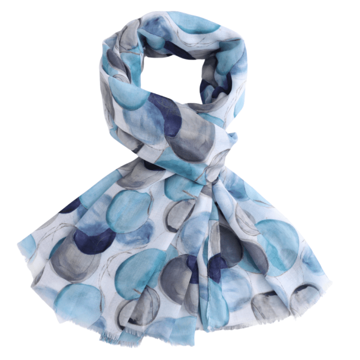 Abstract Dots Lightweight Scarf - Simply Rye