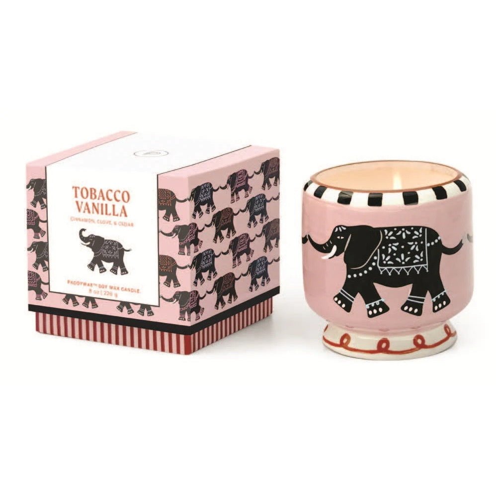 Adopo Ceramic Candle - Elephant (Tobacco Vanilla) - Simply Rye
