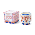 Adopo Ceramic Candle - Hearts (Rosewood Vanilla) - Simply Rye