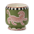 Adopo Ceramic Candle - Tiger (Black Cedar & Fig) - Simply Rye